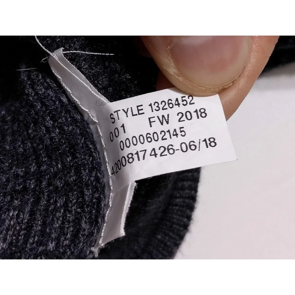 UNDER ARMOUR Threadborne Zip‎ Sweater 1326452 Wool Blend Charcoal Black XXL 2XL